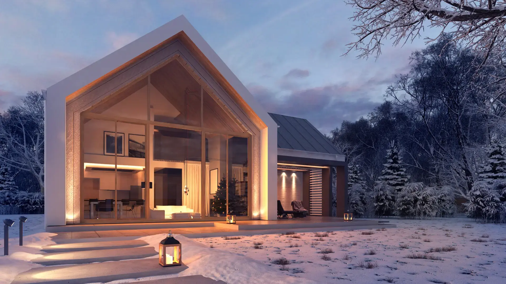 Wizualizacja domu Z357 D EcoDom - zdjęcie 2