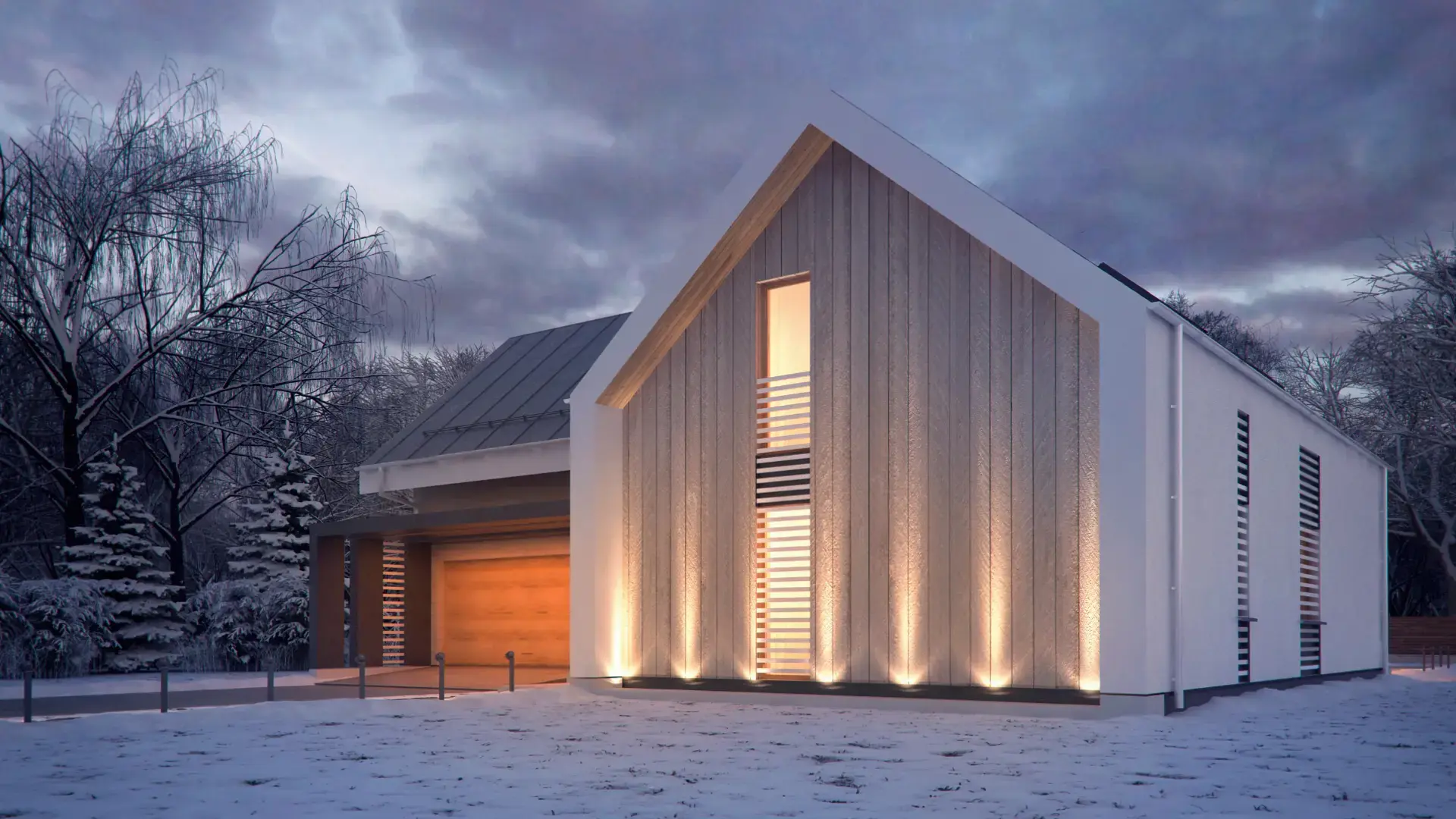 Wizualizacja domu Z357 D EcoDom - zdjęcie 3