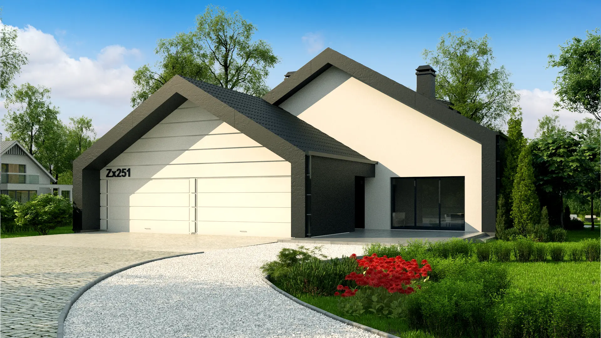 Wizualizacja domu Zx251