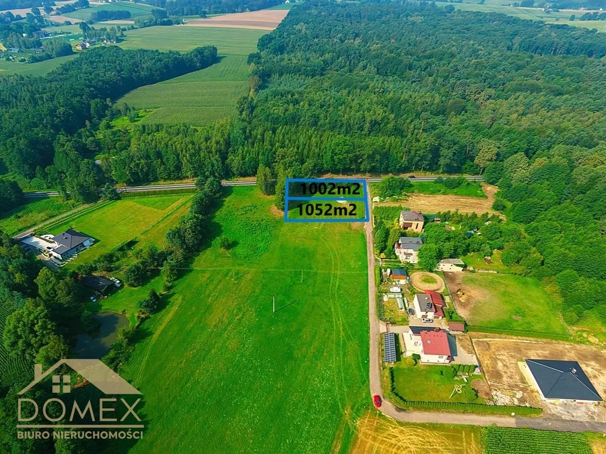 Działka 1052 m² - Lyski