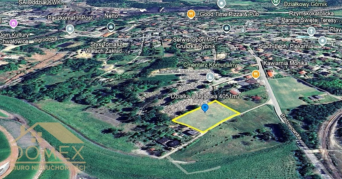 Działka 4051 m² - Rybnik, Chwałowice - zdjecie 2