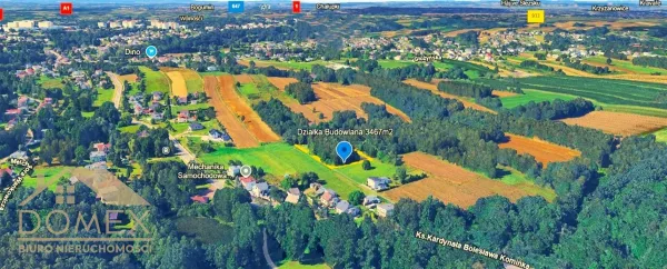 Działka 3467 m² - Wodzisław Śląski