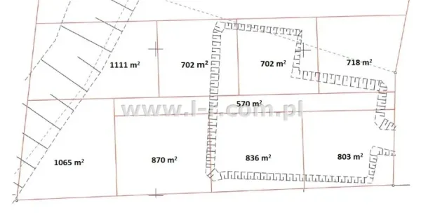 Działka 702 m² - Gorzyce, Turza Śląska